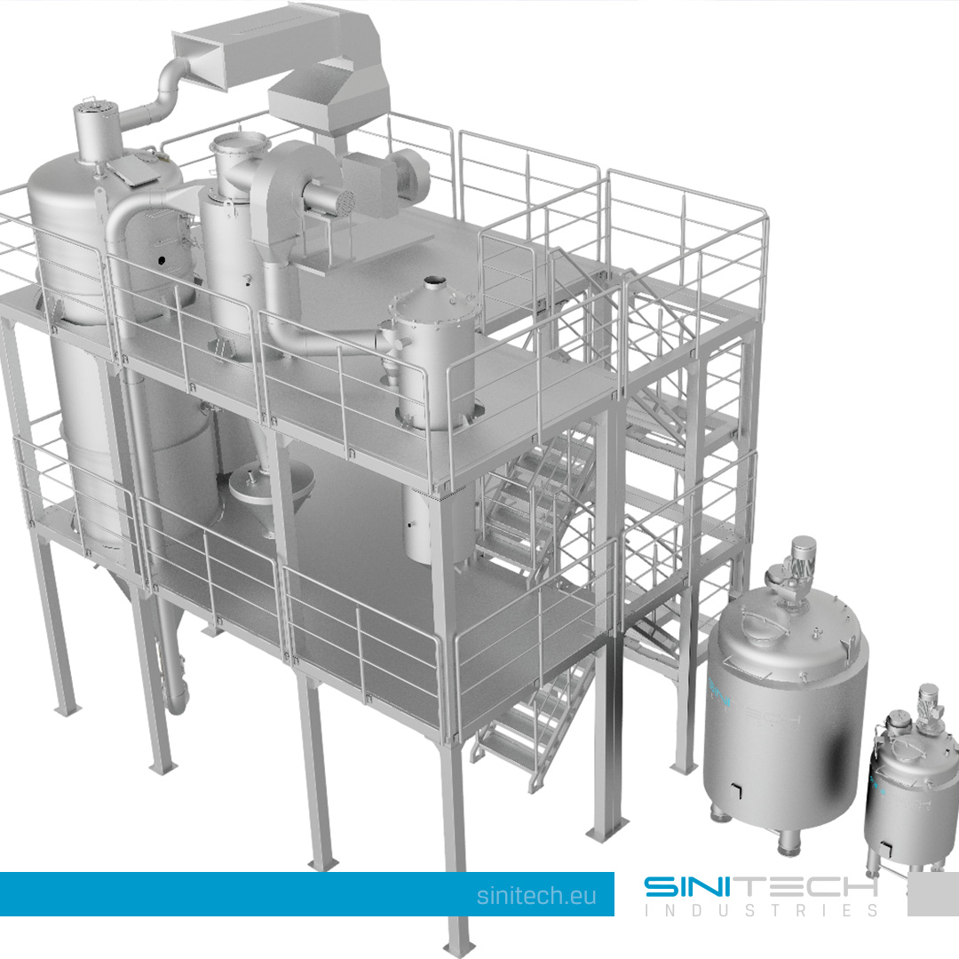 Industrijska sušara kapaciteta 120 kg/h isparene vode
